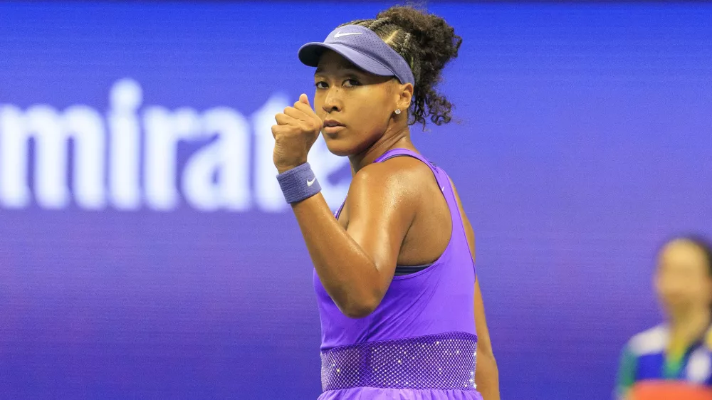 03 September 2025, US, Flushing Meadows: Japanese tennis player Naomi Osaka reacts during a match against Czech tennis player Karolina Muchova on Day 11 of the 2025 US Open at USTA Billie Jean King National Tennis Center. Photo: Javier Rojas/PI via ZUMA Press Wire/dpa
