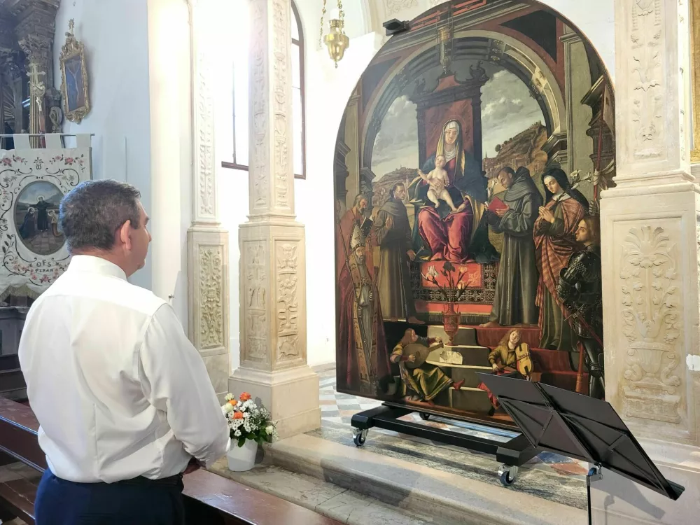 Vittore Carpaccio v Piranu. Foto: Katja Gleščič