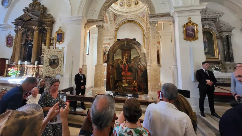 Piran vrnitev slike Vittore Carpaccio / Foto: Katja Gleščič 