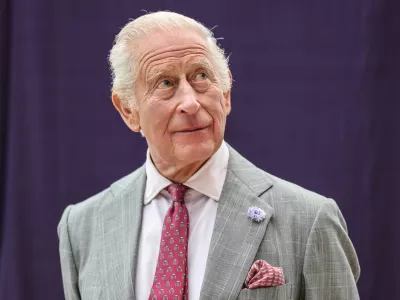 Britain's King Charles III arrives to officially open the Midland Metropolitan University Hospital (MMUH), in Smethwick, Britain September 3, 2025. Richard Pohle/Pool via REUTERS
