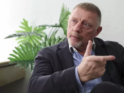 - 20.09.2024 - bivši nemški teniški as, Boris Becker //FOTO: Jaka Gasar