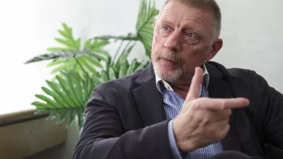 - 20.09.2024 - bivši nemški teniški as, Boris Becker //FOTO: Jaka Gasar