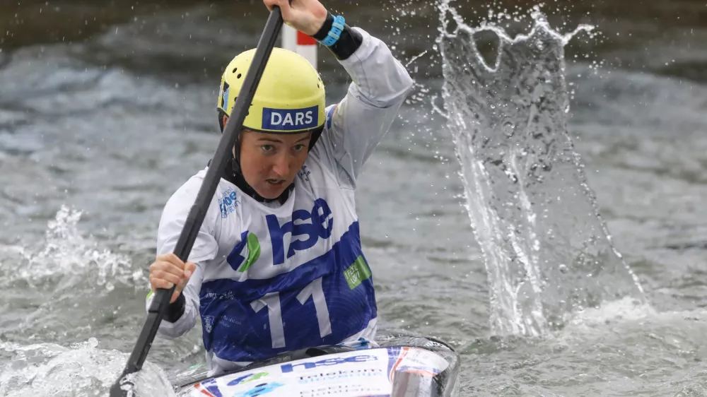 Eva Alina Hočevar30.8.2025 - Svetovni pokal v slalomu na divjih vodah TacenFoto: Luka Cjuha
