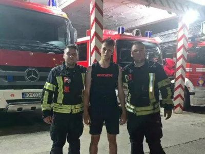 Poljak, nesreča, Kotor. Foto: Gasilsko društvo Kotor