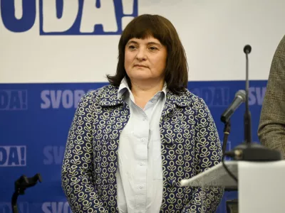 Gibanje SvobodaTamara Vonta- 6.04.2024 – 1. festival SVOBODE, Zbilje.  //FOTO: Nik Erik Neubauer