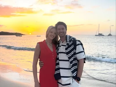 Igralec Patrick Schwarzenegger se je poročil z dolgoletno partnerko Abby Champion. F instagram Patricka Schwarzeneggerja