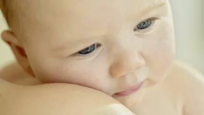 dojenček, siten, mama