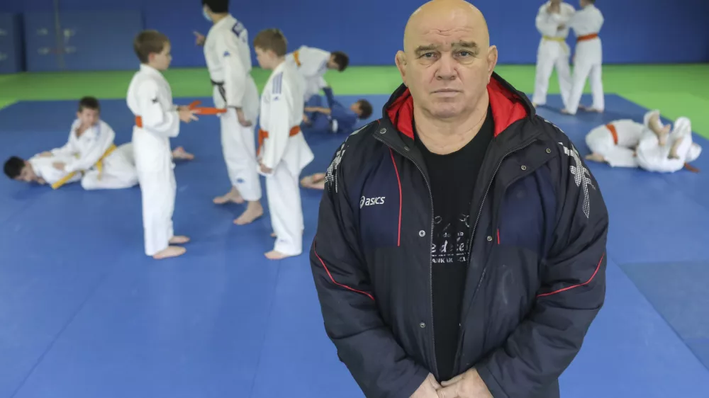 ﻿- 04.11.2021 - Marjan Fabjan, judoist - ustanovitelj in glavni trener kluba Judo klub Z'dežele Sankaku Celje, ki je proizvedel vrsto mednarodno zelo uspešnih tekmovalcev v judu /FOTO: Jaka Gasar