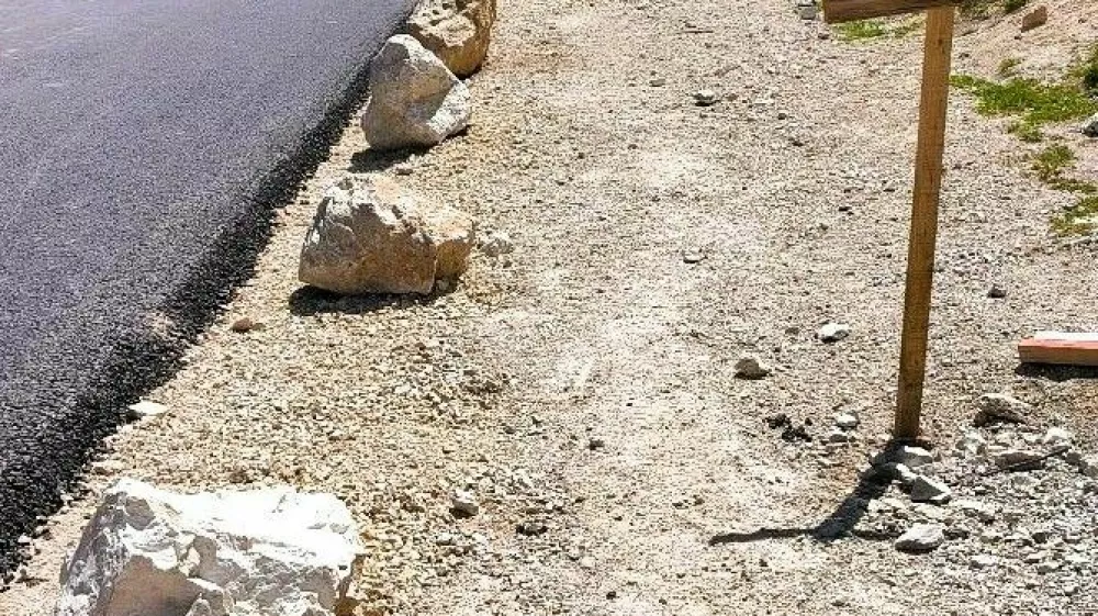 Cesta na Vršič ograja