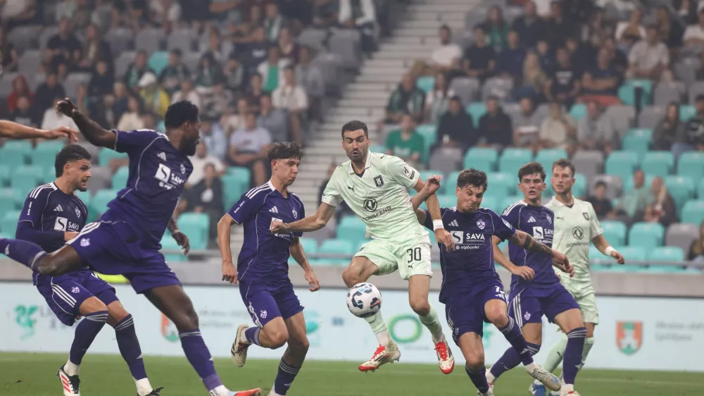 Jan Gorenc31.08.2025 - Nogomet - Stadion Stožice - derbi Olimpija Maribor Foto: Luka Cjuha
