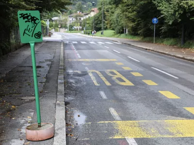 - 22.08.2025 - neurejena avtobusna postajališča - cesta 27. aprila//FOTO: Jaka Gasar