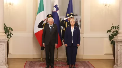 10.09.2025. Italijanski predsednik Sergio Matarello na uradnem obisku v Sloveniji. Foto: Bojan Velikonja 