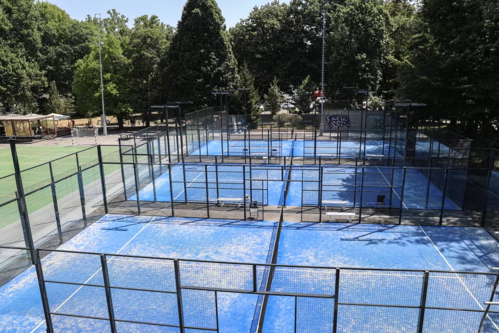 - 04.07.2025 - igrišča za padel, Tivoli//FOTO: Jaka Gasar