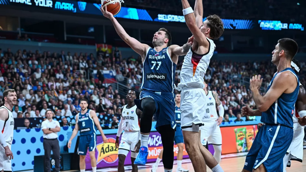 Luka Dončić je bil na tem evropskem prvenstvu najboljši strelec. / Foto: DPA