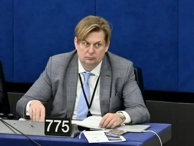 Maximilian Krah iz vrst Alternitive za Nemčijo (AfD) v evropskem parlamentu. Foto: Profimedia