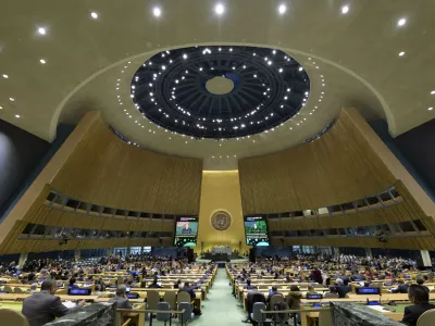 FILED - 20 November 2019, US, New York: A general view during a UN General Assembly meeting. Photo: Manuel Elias/UN/dpa - ATTENTION: editorial use only and only if the credit mentioned above is referenced in full
