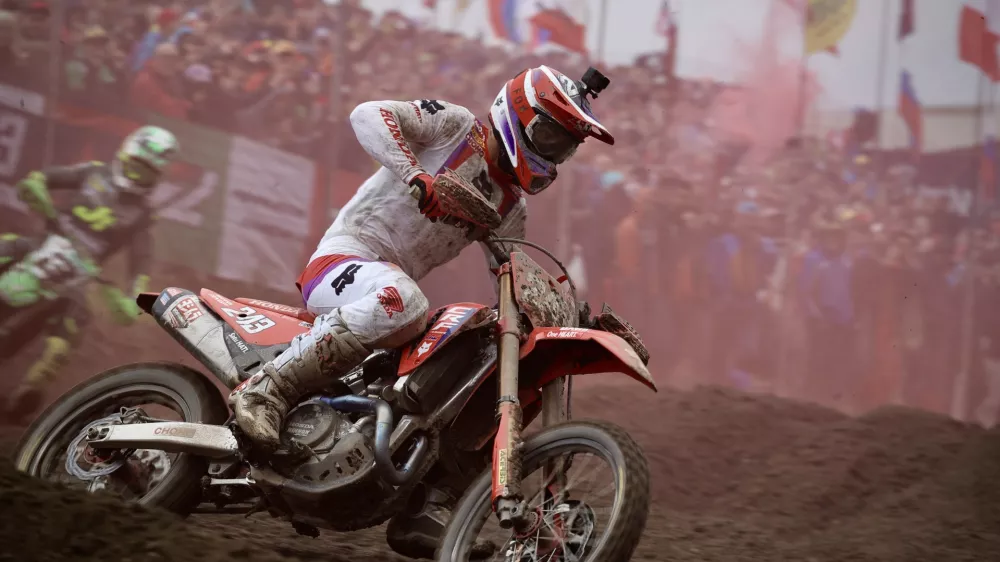 Italija, Trenta.Svetovno prvenstvo v motokrosu, razred MXGP.Prva dirka.Motokrosist Tim Gajser.