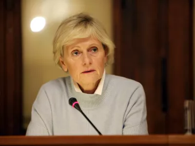 Antonija Poplas Susič, direktorica Zdravstvenega doma ZD Ljubljana- 17.01.2023 – Mestna občina Ljubljana (MOL) - novinarska konferenca ljubljanskega župana Zorana Jankovića, na kateri je predstavil novi vodji oddelka za zdravje in socialno varstvo ter službe za lokalno samoupravo,//FOTO: Tomaž Skale