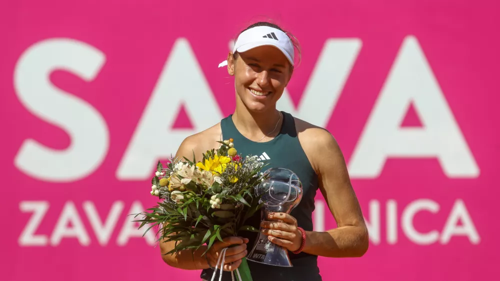 Kaja Juvan14.9.2025 - tenis turnir WTA Tivoli Ljubljana Foto: LUka Cjuha