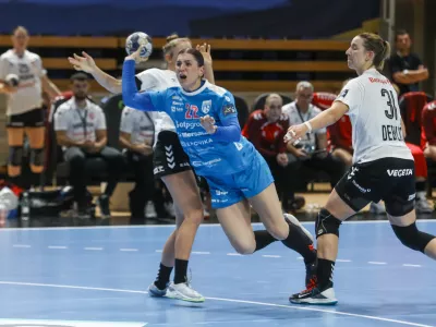 14.9.2025 - rokomet ženske - Krim OTP Group Mercator - Podravka Vegeta Foto: LUka Cjuha