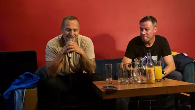 Jure Košir (levo) in Klemen Klemen sta obujala spomine na začetke slovenske hip-hop scene. F Nika