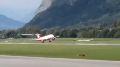 Pilot je poskusil, toda ni mu uspelo. / Foto: Zajem Zaslona/youtube