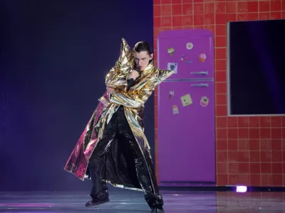 02.03.2025., Opatija - Marko Bosnjak pobjednik Dore.Photo: Goran Kovacic/PIXSELL Photo: Goran Kovacic/PIXSELL