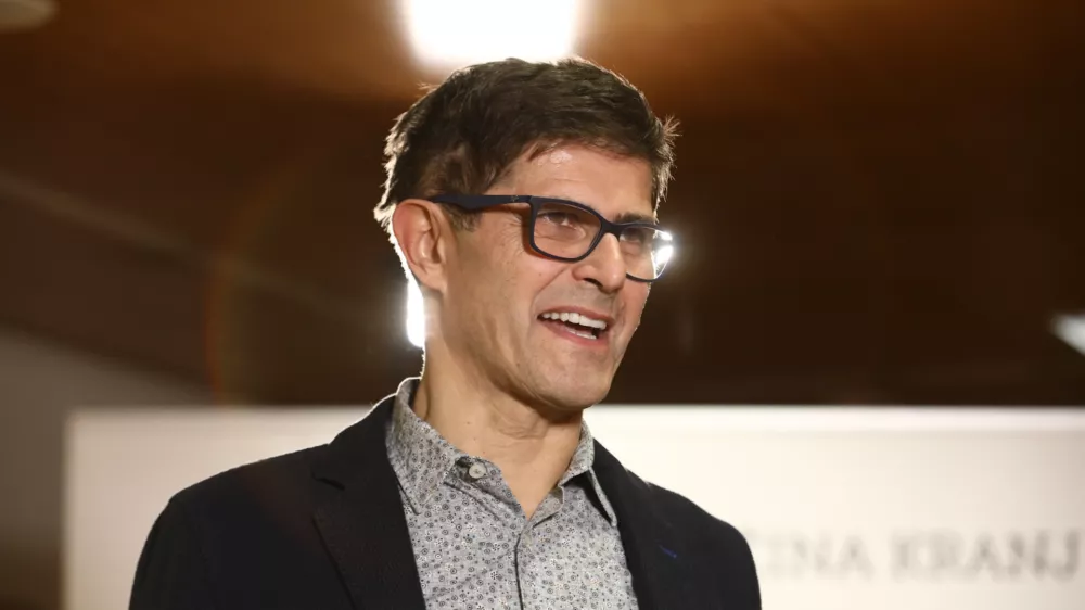 Matjaž Rakovec, aktualni župan Kranja in ponovni kandidat za župana Mestne občine Kranj - 20.11.2022 - Lokalne volitve 2022 v Kranju - redne volitve župana in članov občinskega sveta - //FOTO:foto luka cjuha