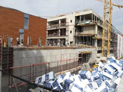 9.9.2025 - Študentski medicinski kampus Vrazov trg - gradbiščeFoto: Luka Cjuha