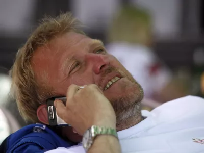 Robert Prosinečki, nogometni trener beograjskega kluba Crvena zvezda.//FOTO: Jaka Gasar