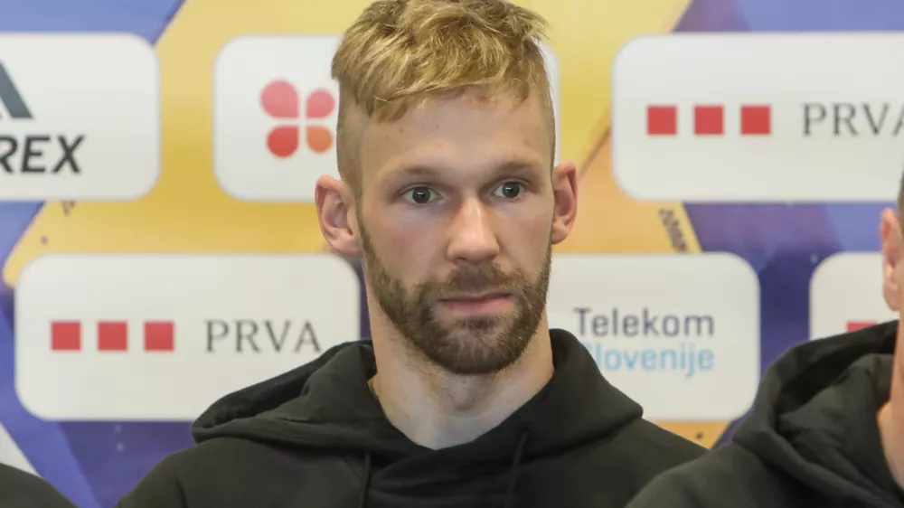 - Anže Peharc.- 11.04.2025. - Novinarska konferenca reprezentance Slovenije v športnem plezanju pred začetkom nove tekmovalne sezone.//FOTO: Bojan Velikonja