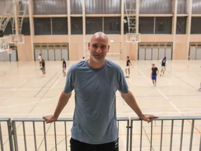 - 19.09.2025. - Marko Maravić, trener KK Ljubljana, bivši košarkar.//FOTO: Bojan Velikonja