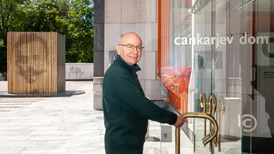 Mitja Rotovnik je Cankarjev dom vodil trideset let, še vedno pa ga rad obišče, nenazadnje živi v sosednji ulici. F Kristina Bursać