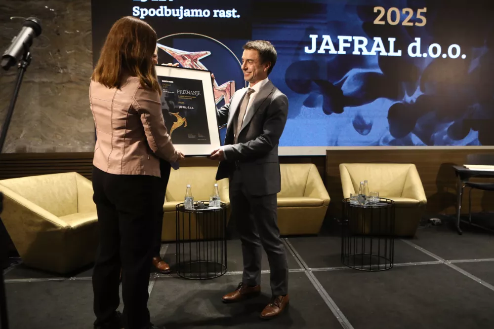 24.9.2025 - Gazela 2025 - Osrednjesloveska Gazela - Grand hotel Plaza - regijski izbor najboljših najhitreje rastočih podjetij – razglasitev Osrednjeslovenske GazeleFoto: Luka Cjuha