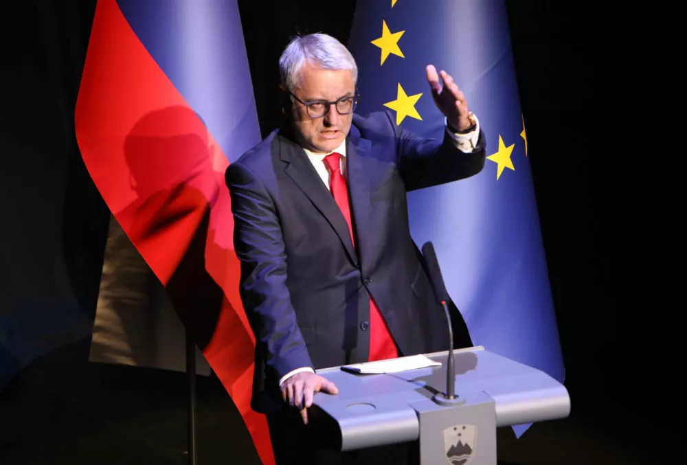 minister za gospodarstvo in tehnologijo Matjaž Han (SD)- 08.09.2022 – Vlada RS - prvih 100 dni dela Vlade RS pod vodstvom dr. Roberta Goloba - predstavitev dosežkov dela vlade v četrtek - ministri//FOTO: Tomaž Skale