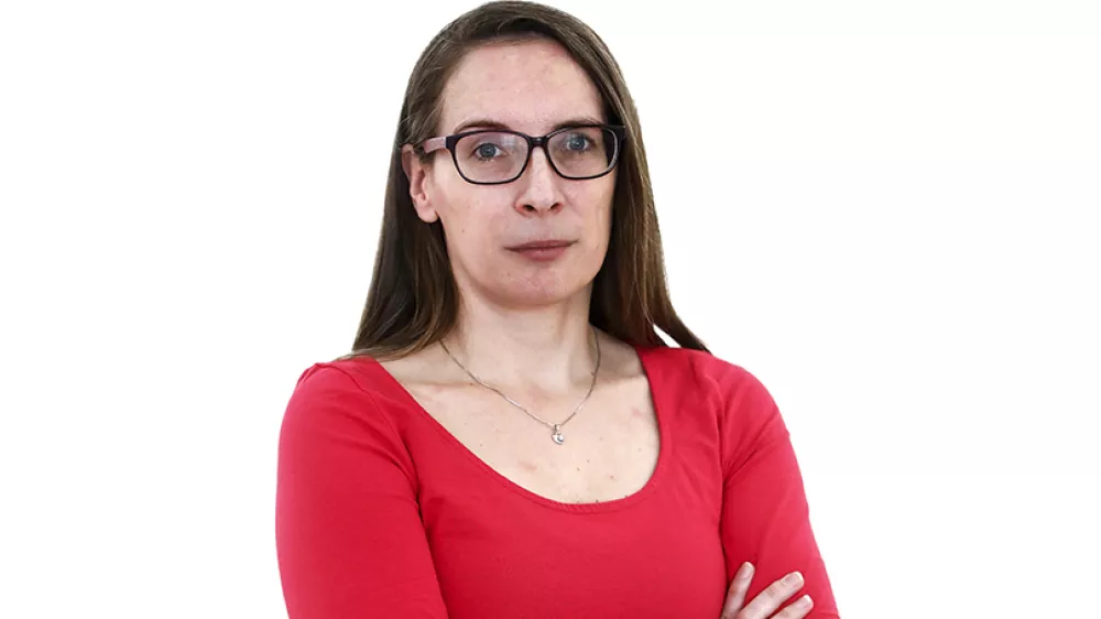 Vanja BrkićZA ONLINE - Redakcija Dnevnik 2024 - portreti za komentarje in kolumne - kolumnisti - komentatorji – novinarji - portret //FOTO: Luka Cjuha