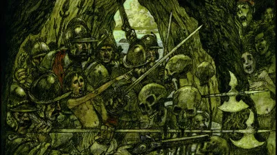 Vdor vojske v ljudožersko votlino / Foto: Arhiv