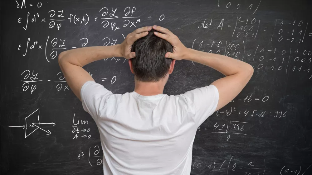 Matematika je in ni enostavna … / Foto: Istock