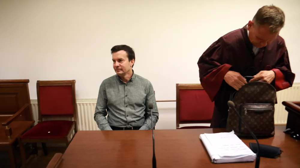 13.06.2025 - sodišče, Uroš Urbanija, Bojan VeselinovičFoto: Tomaž Skale 