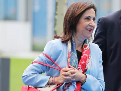 Spain's Defence Minister Margarita Robles arrives for the second day of a NATO summit in Brussels, Belgium, July 12, 2018. Tatyana Zenkovich/Pool via REUTERS - RC1E3727B640