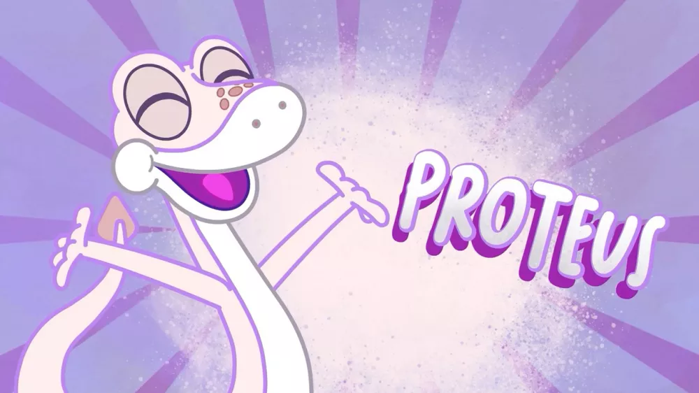 Animirani film o proteusu / Foto: Postonjska Jama