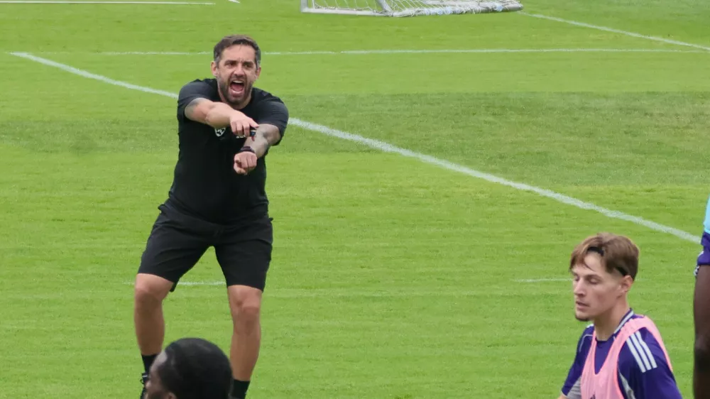 Maribor - Ljudski vrt - Nogomet - Trening NK Maribor - trener Radomir Đalović - AvtorAndrej Petelin&scaron;ek