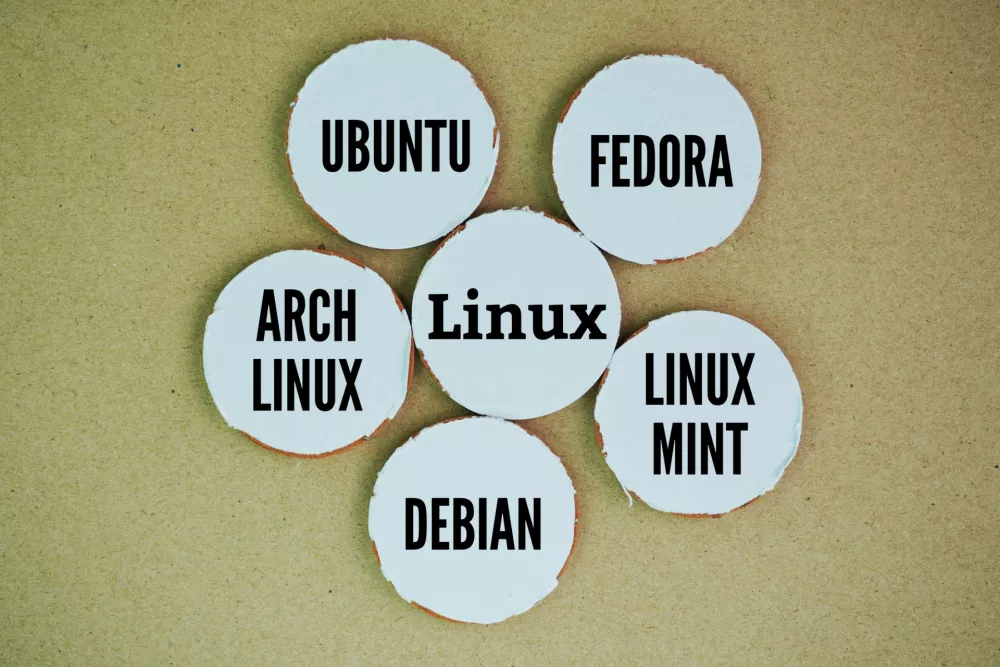 The five most popular Linux distributions are Ubuntu, Fedora, Linux Mint, Debian, and Arch Linux. These distros are favored for their ease of use, large community support, and wide range of applications. debian, arch, distro, opensource, kernel, terminal, gnome, kde, xfce, cinnamon, mate, packages, apt, dnf, pacman, repository, software, updates, security, stability, performance, customization, desktop, server, community, support, installation, iso, boot, commandline, shell, bash, scripting, freedom, flexibility, innovation, drivers, applications, system, updates, rollingrelease, lts, networking, virtualization, containers, productivity, learning, development