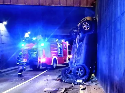 Zagreb, nesreča. Foto: Gasilska brigada Zagreb