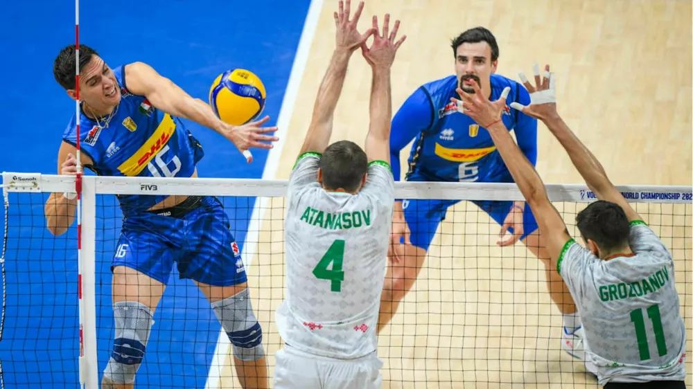 odbojka italija - bolgarija, SP