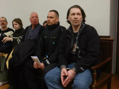 19.02.2025 - sodišče, obtoženi Gregor FincFoto: Tomaž Skale