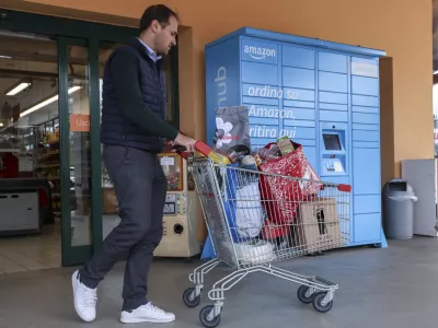 Opčine – trgovina Conad - 07.04.2023 – ITALIJA – cenejše nakupovanje hrane čez mejo - //FOTO: Jaka Gasar