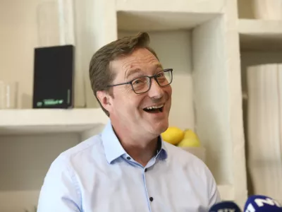 Vladimir Prebilič 23.6 2025 tiskovna konferenca Vladimir PrebiličFoto: Luka Cjuha