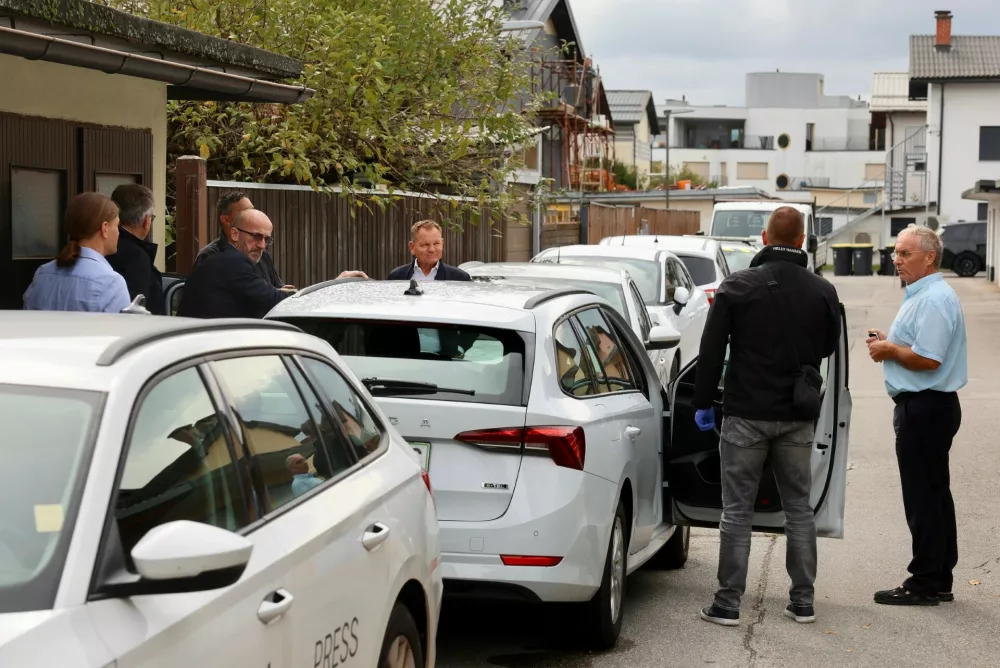 Hišna preiskava pri Alešu Hojsu.