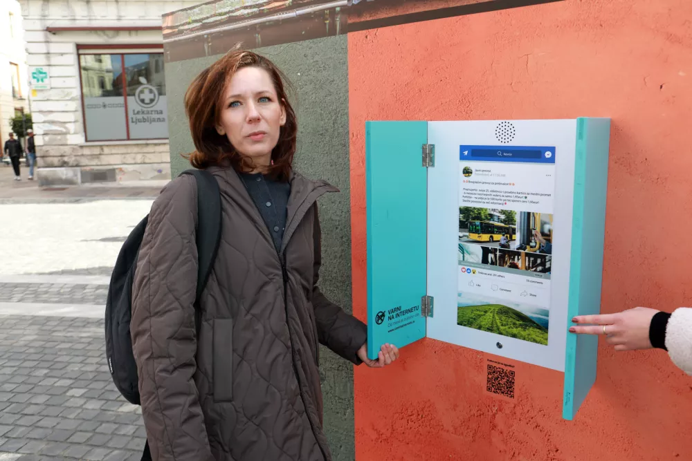 01.10.2025 - evropski mesec kibernetske varnosti, Prešernov trgFoto: Tomaž Skale